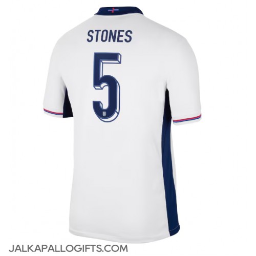 Englanti John Stones #5 Kotipaita EM-Kisat 2024 Lyhythihainen